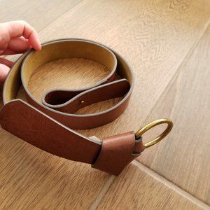 Style & Co Faux Leather Circle Buckle Belt